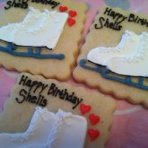 Allie's Sweet Tooth: Ice Skate Birthday Cookies