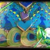 Allie's Sweet Tooth: Peacock Custom Order Cookie Set