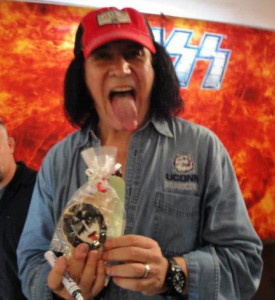 Allie's Sweet Tooth Custom Cookie Gets a KISS from Gene Simmons